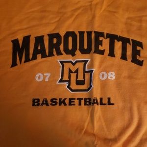 Gildan Marquette Golden Eagles Gold Black Basketball Tee
